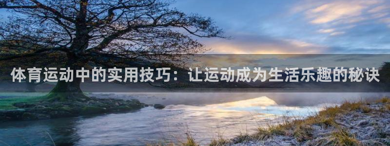 凯发官方正版app集团：体育运动中的实用技巧：让运动成为生活