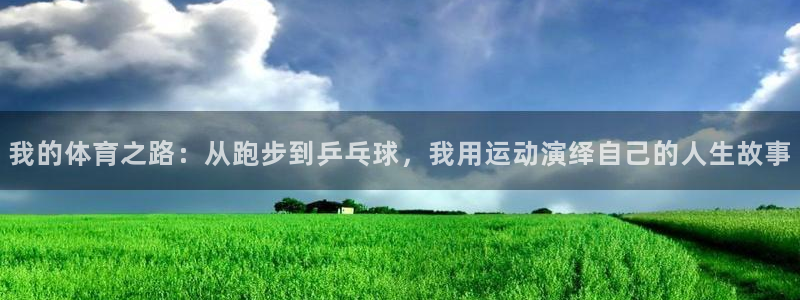 凯发官方正版app娱乐首页网站大全：我的体育之路：从